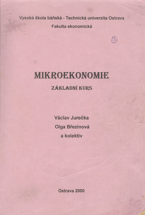 Mikroekonomie : základní kurs