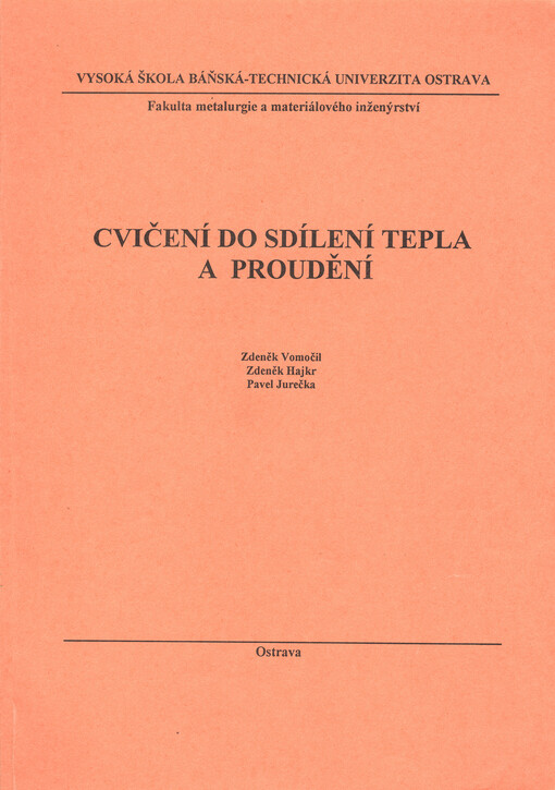 
  Cvičení do sdílení tepla a proudění
  
