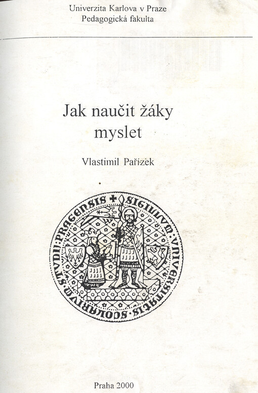 Jak naučit žáky myslet