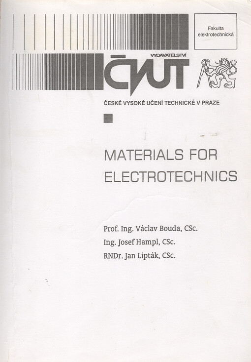 Materials for electrotechnics