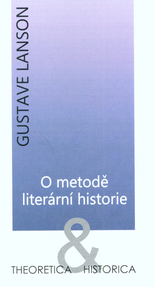 O metodě literární historie