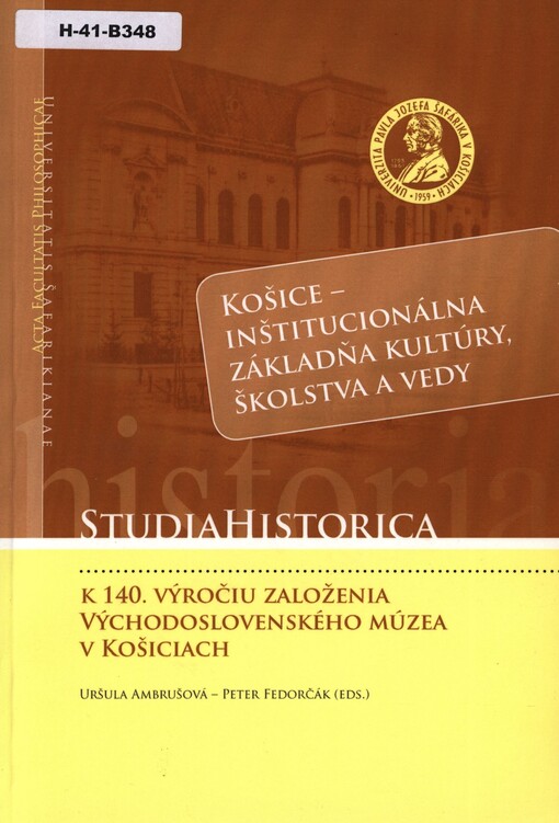 Košice - inštitucionálna základňa kultúry, školstva a vedy