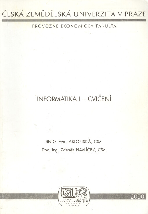 Informatika I - cvičení