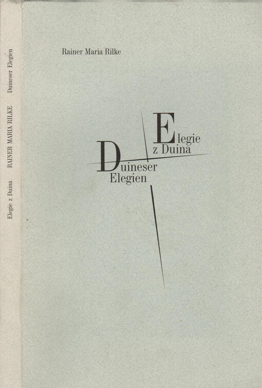 Elegie z Duina =: Duineser Elegien