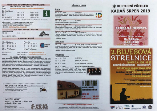 Kulturní přehled Kadaň