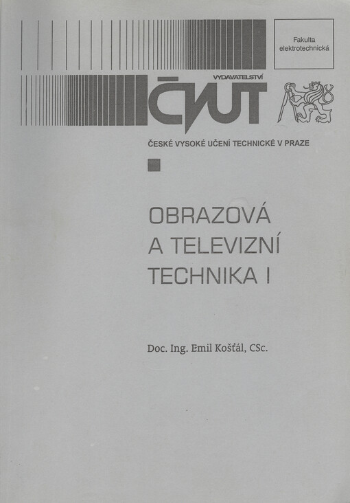 
  Obrazová a televizní technika I
  