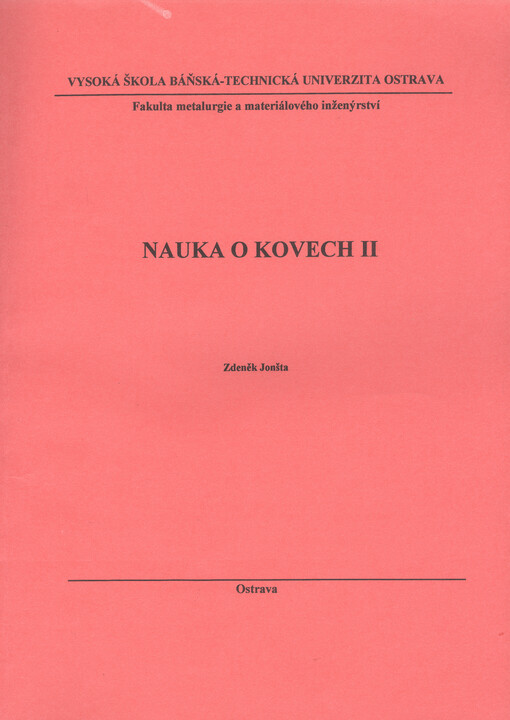 Nauka o kovech II