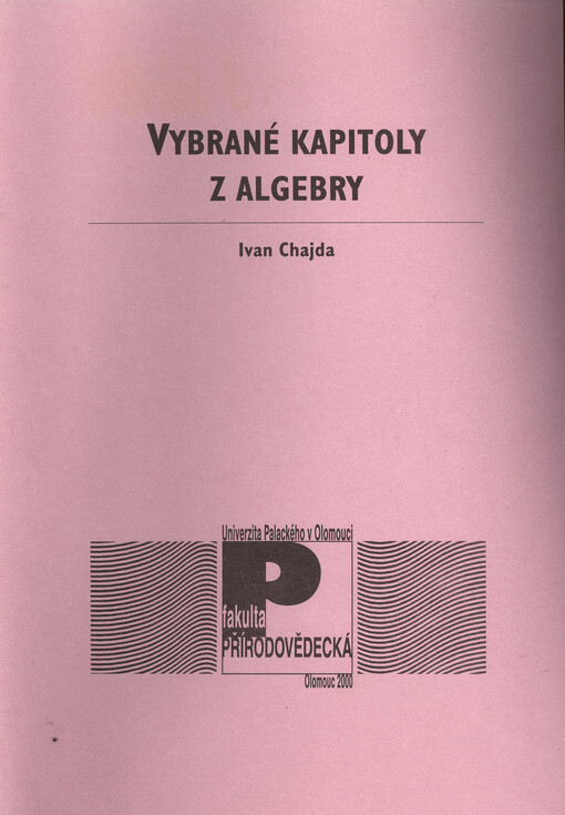 Vybrané kapitoly z algebry