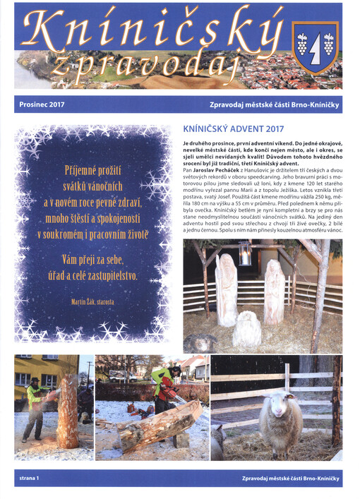 Kníničský zpravodaj : zpravodaj městské části Brno-Kníničky