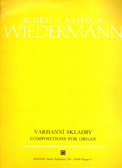 Varhanní skladby Compositions for organ