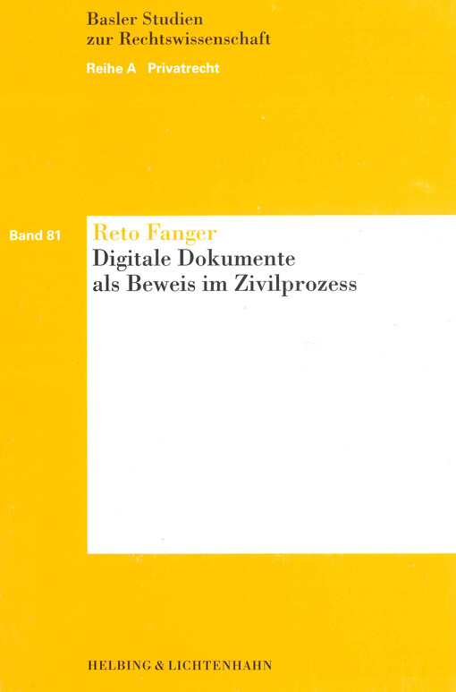 Digitale Dokumente als Beweis im Zivilprozess