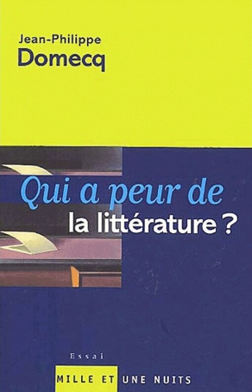 Qui a peur de la littérature?