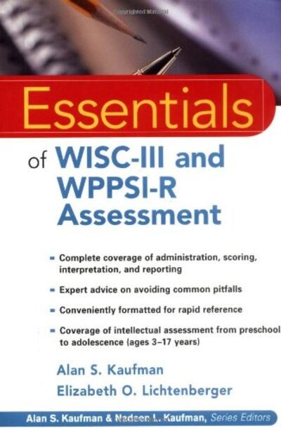 Essentials of WISC-III and WPPSI-R Assessment