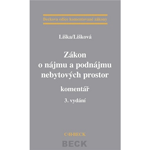 Zákon o nájmu a podnájmu nebytových prostor: komentář