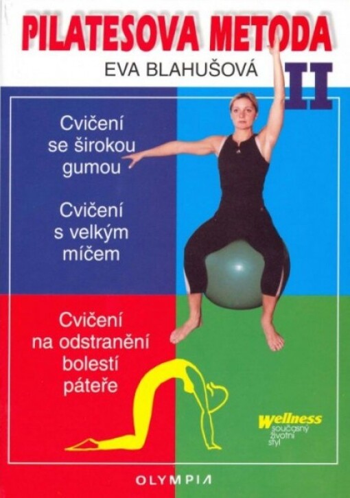 Pilatesova metoda II: cvičení se širokou gumou, cvičení s velkým míčem, cvičení na odstranění bolestí páteře