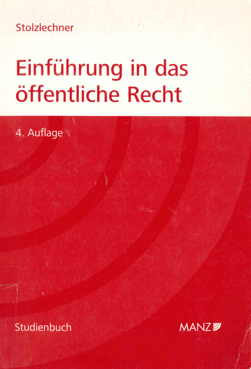 Einführung in das öffentliche Recht