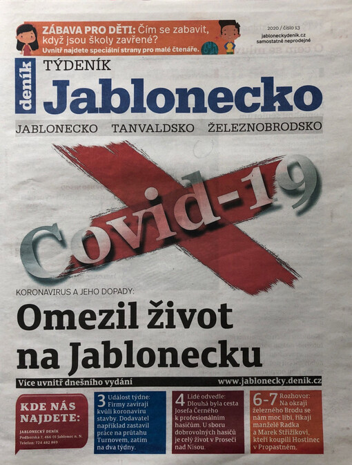 Týdeník Jablonecko : opravdu jablonecký týdeník