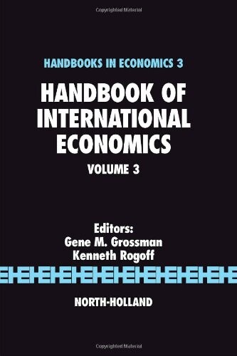 Handbook of International Economics, Volume 3 (Handbooks in Economics)