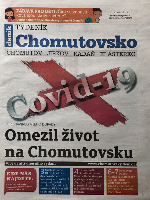 Týdeník Chomutovsko : opravdu chomutovský týdeník