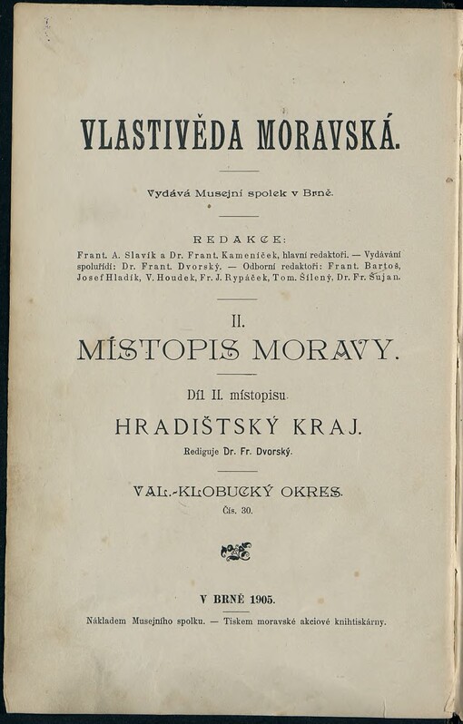 Vlastivěda moravská