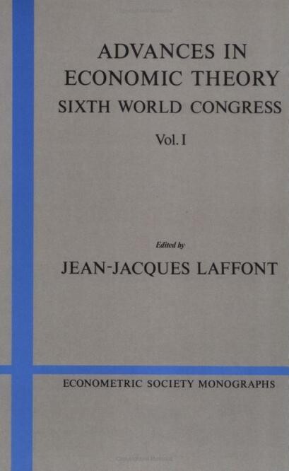 Advances in economic theory : Sixth World Congress. Vol. 1