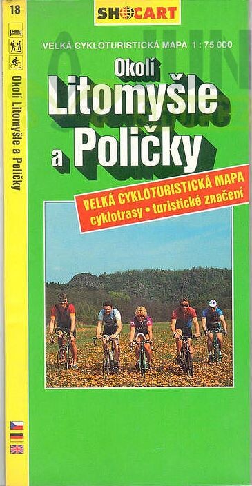 Okolí Litomyšle a Poličky cyklotrasy, turistické značení