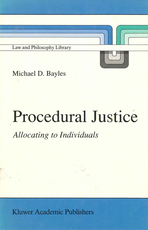 Procedural justice : allocating to individuals