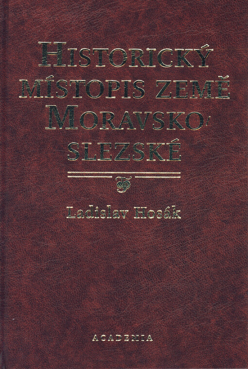 Historický místopis země Moravskoslezské