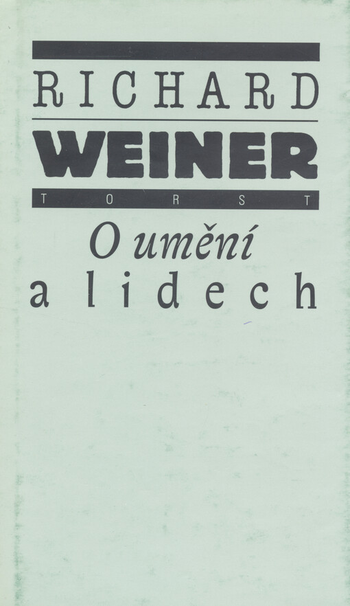 O umění a lidech: z novinářské činnosti