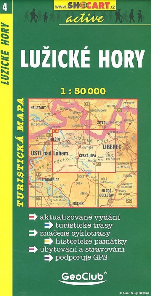Lužické hory : turistická mapa 1:50 000
