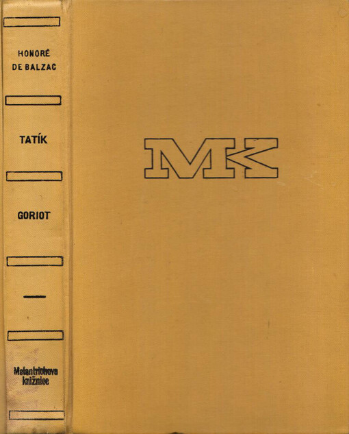 Tatík Goriot =: (Le père Goriot)