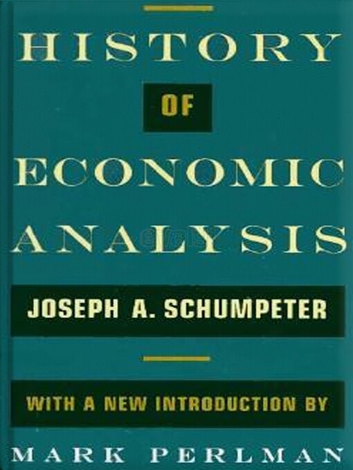 History of economic analysis