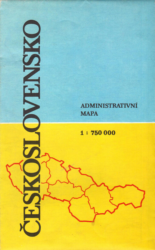 Československo :administrativní mapa /