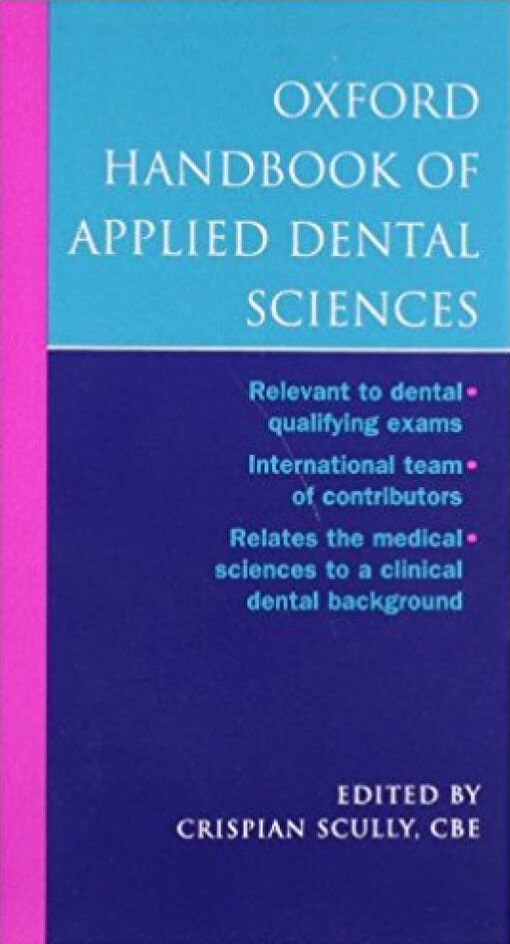 Oxford Handbook of Applied Dental Sciences (Medicine)