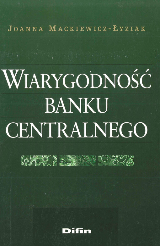 Wiarygodność banku centralnego