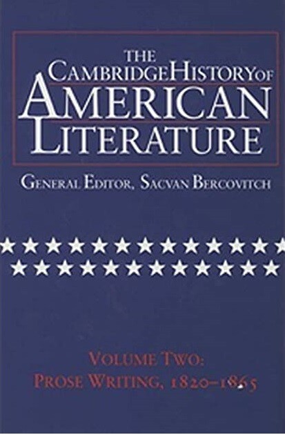 The Cambridge history of American literature. Volume 2, 1820-1865