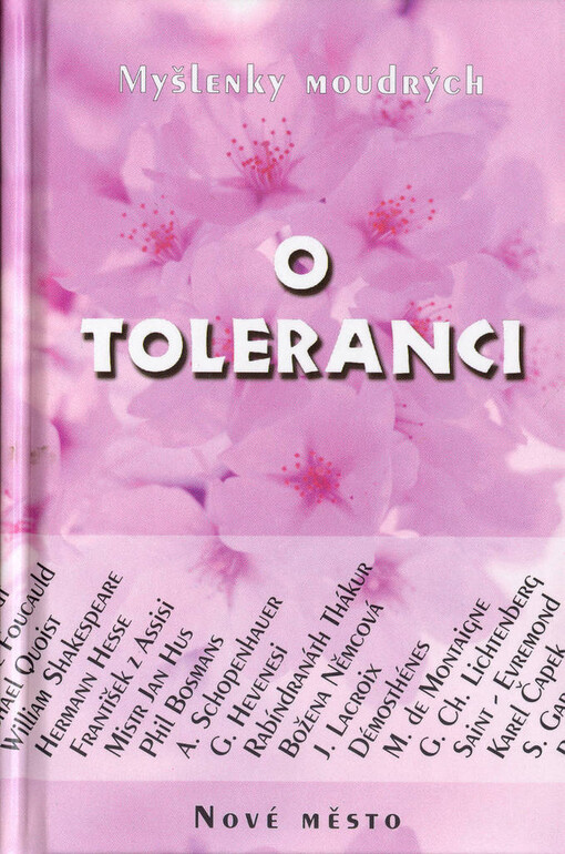 O toleranci: myšlenky moudrých