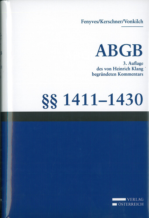 ABGB : §§ 1411-1430