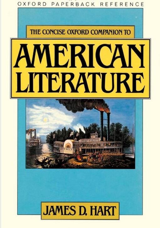 The Concise Oxford Companion to American Literature (Oxford Paperback Reference)