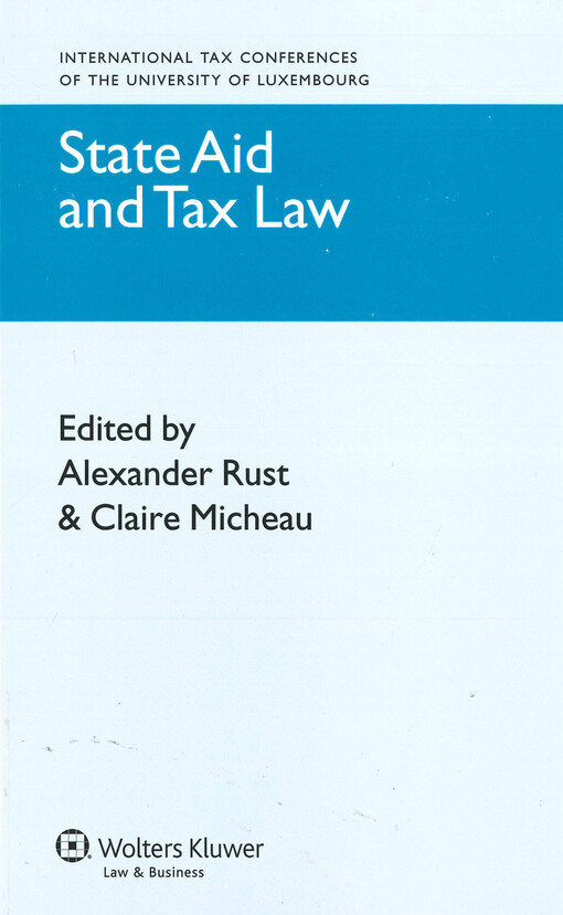 State aid and tax law