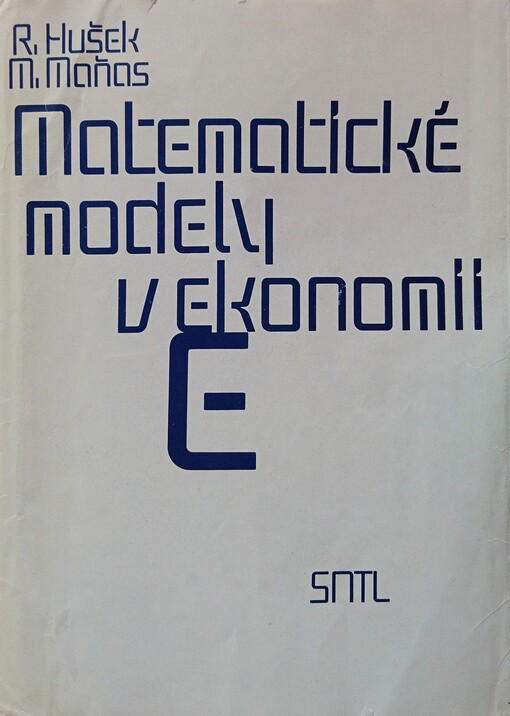 Matematické modely v ekonomii /
