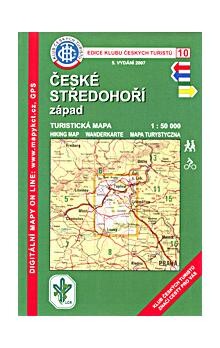 České středohoří - západ turistická mapa 1:50 000