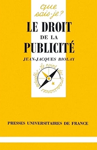 Le droit de la publicité :