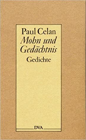 Mohn und Gedächtnis : Gedichte