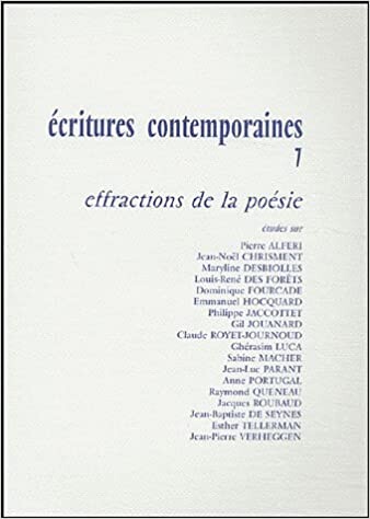 Effractions de la poésie