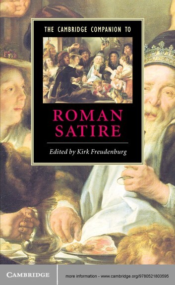 The Cambridge Companion to Roman Satire (Cambridge Companions to Literature)