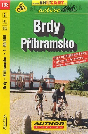 Brdy, Příbramsko velká cykloturistická mapa 1:60 000
