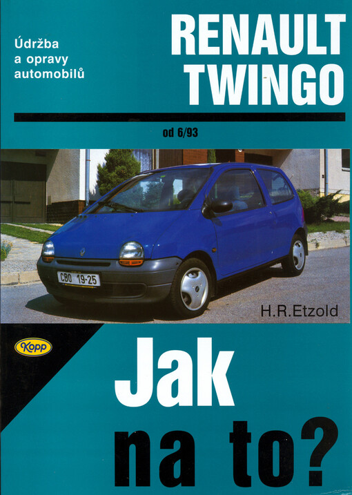 Údržba a opravy automobilů Renault Twingo : zážehové motory : 1,3 l/40 kW (55 PS) od 6/93