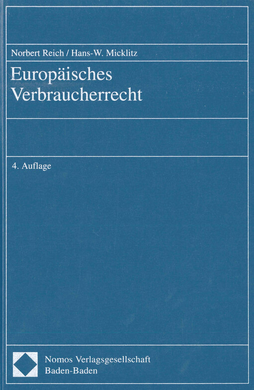 Europäisches Verbraucherrecht