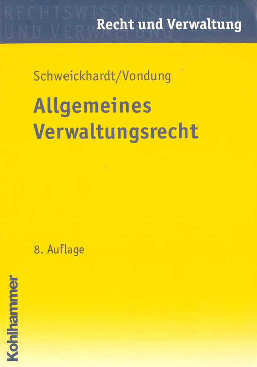 Allgemeines Verwaltungsrecht